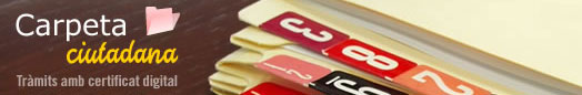 Carpeta ciutadana, tràmits amb certificat digital
