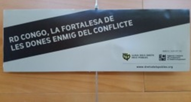Fotografia de l'activitat RD CONGO, LA FORTALESA DE LES DONES ENMIG DEL CONFLICTE. EXPOSICIÓ Fotografia de l'activitat RD CONGO, LA FORTALESA DE LES DONES ENMIG DEL CONFLICTE. EXPOSICIÓ