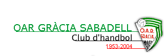 OAR Grcia Sabadell, millor entitat de 1982 i 1985