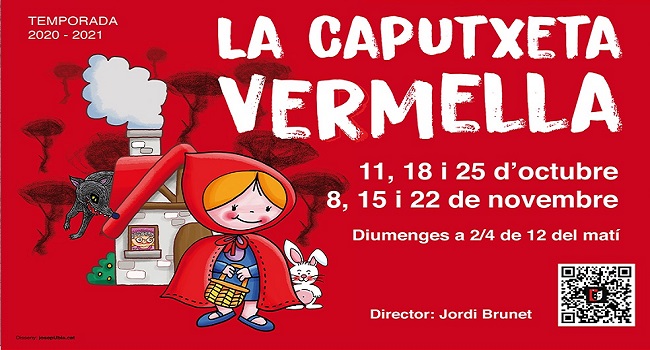 Fotografia de l'activitat LA CAPUTXETA VERMELLA. TEATRE Fotografia de l'activitat LA CAPUTXETA VERMELLA. TEATRE
