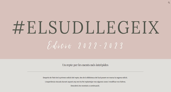 Fotografia de l'activitat #ELSUDLLEGEIX. REPTE LECTOR EDICIÓ 2022