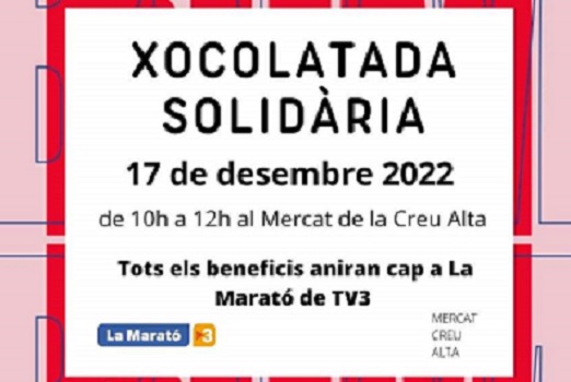 Fotografia de l'activitat XOCOLATADA SOLIDÀRIA MARATÓ TV3