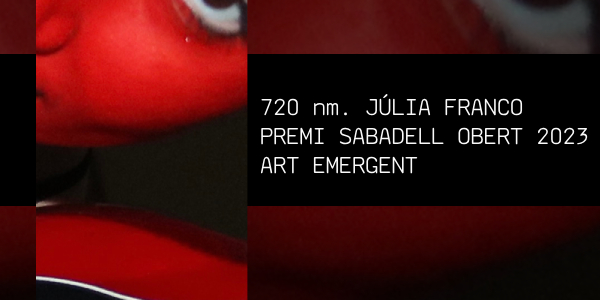 720 NM. JÚLIA FRANCO. PREMI SABADELL OBERT 2023. ART EMERGENT. EXPOSICIÓ 